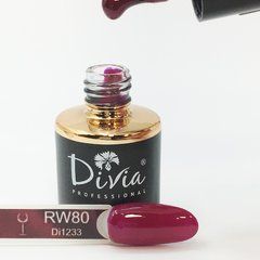 Фото Divia Гель-лак для нігтів Red Wine RW080, 8 мл