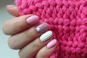 Вязаний светр на нігтях: новий зимовий тренд