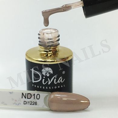 Divia Гель-лак для нігтів Nude ND10, 8 мл
