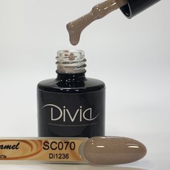 Divia Гель-лак для нігтів Salted Caramel SC070, 8 мл