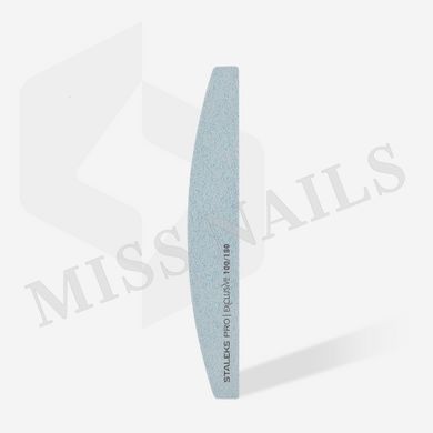 Пилочка півмісяць мінеральна для нігтів EXCLUSIVE 100/180, 1шт