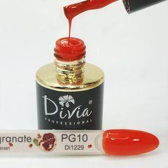 Фото Divia Гель-лак для нігтів Pomegranate PG10, 8 мл