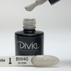 Divia Гель-лак для нігтів Black & White BW040, 8 мл