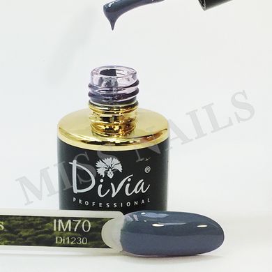 Divia Гель-лак для нігтів Divia Iceland Moss IM70, 8 мл