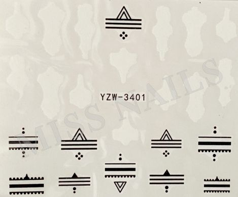 Слайдер-дизайн YZW-3401, 1 шт