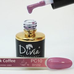 Divia Гель-лак для нігтів Pink Coffee PC10, 8 мл