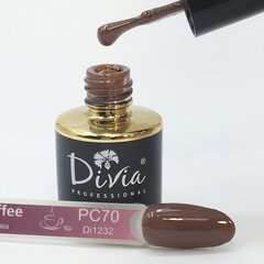 Divia Гель-лак для нігтів Pink Coffee PC70, 8 мл
