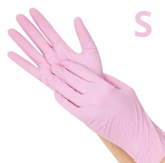 Рукавички нітрил MediOk Rose-sapphire рожеві, S, 100 шт