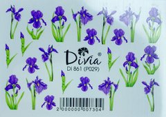 Наклейки Divia Di861 (Р029), 1 шт