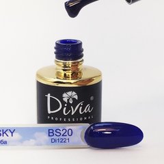 Divia Гель-лак для нігтів Blue Sky BS20, 8 мл
