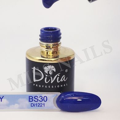 Divia Гель-лак для нігтів Blue Sky BS30, 8 мл