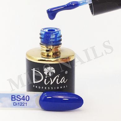 Divia Гель-лак для нігтів Blue Sky BS40, 8 мл