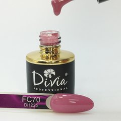 Divia Гель-лак для нігтів Fuchsia FC70, 8 мл