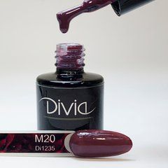Фото Divia Гель-лак для нігтів Marsala M020, 8 мл