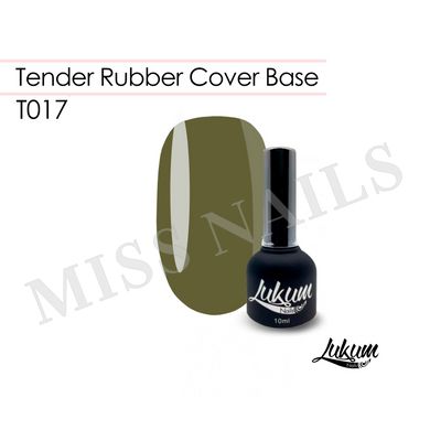 Кольорова база Tender Rubber Cover Base №017, Lukum, 10 мл