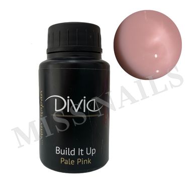 Divia, Build It Up Gel, Pale Pink, BU-27, 30 мл
