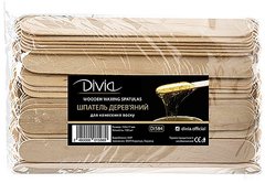 Divia Шпатель деревянный Di 584 (150*17), 100 шт