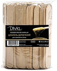 Divia Шпатель деревянный Di 585 (92*10), 100 шт