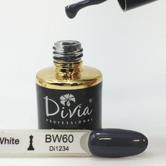 Divia Гель-лак для нігтів Black & White BW060, 8 мл