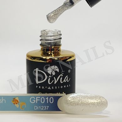 Divia Гель-лак для нігтів Golden Fish GF010, 8мл