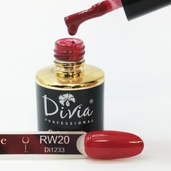 Divia Гель-лак для нігтів Red Wine RW020, 8 мл