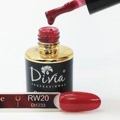 Фото Divia Гель-лак для нігтів Red Wine RW020, 8 мл