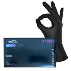 Фото Рукавички нітрил MediOk, Black, S