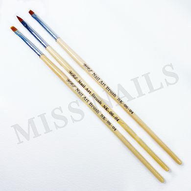 Набір для пензликів YRE Nail Art Brush NK-06-04, 3 шт/упаковка