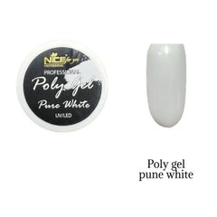 Акрил гель Nice for You, Pure White, 15 мл