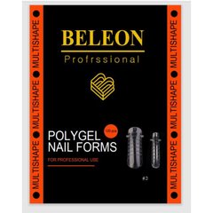 Beleon - Верхні форми для нарощування нігтів, Multishape №3, 120 шт