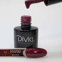 Divia Гель-лак для нігтів Red Wine RW090, 8 мл